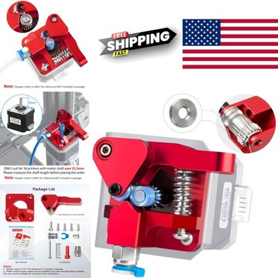 Adjustable Tension Dual Gear Extruder Upgrade for Ender 3 3D Printing