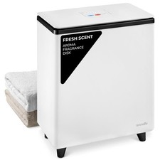 SereneLife Rectangular Towel Warmer Bucket - Large Capacity Single Touch Black 