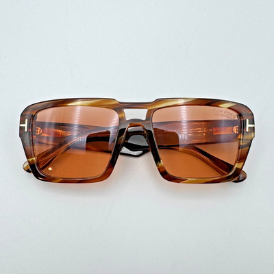 Tom Ford Sunglasses Redford TF1153 55E Havana Navigator Frame Photochromic Lens