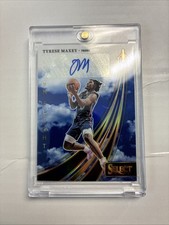 2023 Select In Flight Signatures Tyrese Maxey #IFS-Max Blue Prizm /49 (AU) 76ers