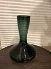 Vintage Blenko 5712 Charcoal Carafe – 10” Wayne Husted MCM Art Glass