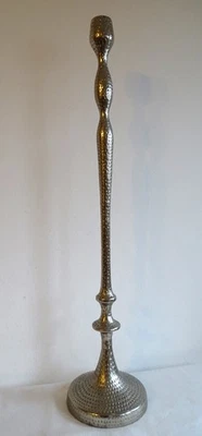Lambert Kerzenständer Standkerzenständer 64,5 cm vernickelt gehämmert - Bild 1 von 4