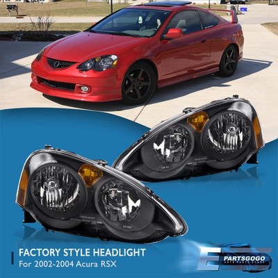 For 02-04 Acura RSX DC5 JDM Replacement Headlights Lamps Left+