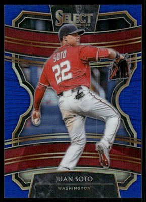 2020 Select Prizms Blue #35 Juan Soto /149 - BB