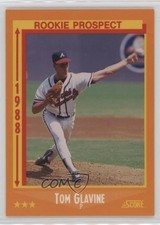 1988 Score Factory Set High Gloss Tom Glavine #638 HOF 7xr