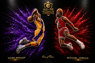 #ad RARE 2026 Kobe Bryant Michael Jordan Air To The Throne Original Art Card Lakers $8.23
