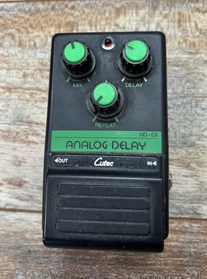 Cutec Ad-01 Analog Delay Guitar Effects Processor 1980s No Battery Cover