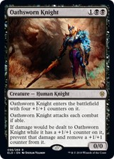 1x Oathsworn Knight MTG Throne Of Eldraine NM Magic Regular