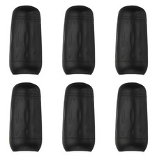 6 Pcs Silicone Bottle Covers for Travel Essentials, Black