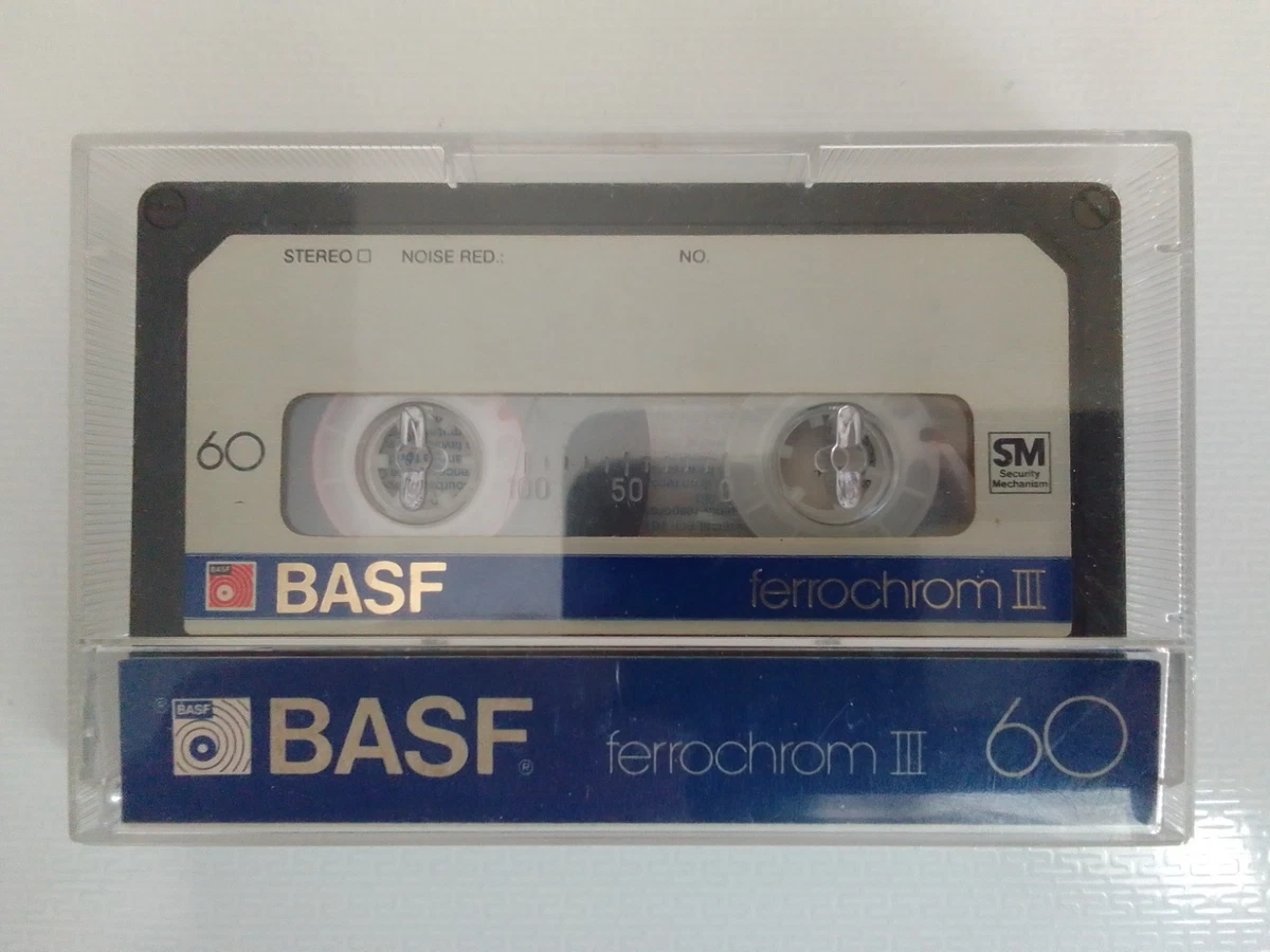 Lot De 3 Cassettes Audio BASF FE1 Ferro 90 Minutes – Neuves, Made In Germany