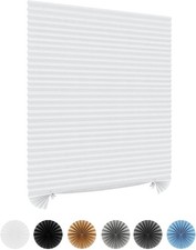 No Drill Blinds Non-woven Fabric Cut to Size Easy Fit Self Adhesive Stick On Pl