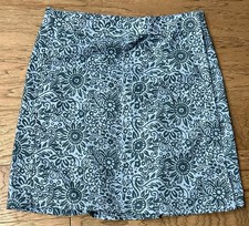 RipSkirt Hawaii Small Blue Floral Wrap Swim Skirt Coverup 2 Waist: 30-32.5  