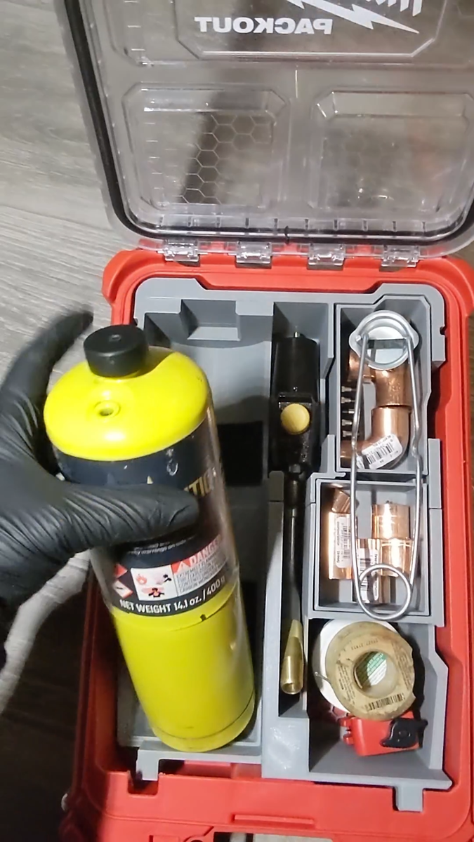 Bernzomatic Torch and Cylinder Inserts for Milwaukee PACKOUT
