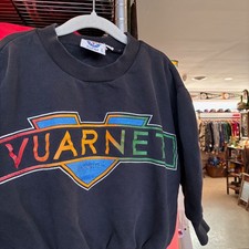 1990s Vintage VUARNET FRANCE Kids Skiwear Skiing Crewneck Sweater