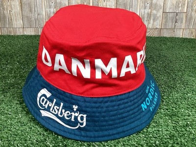 Danmark Denmark Bucket Hat - Carlsberg Nordic Pilsner 0%- Red White Blue - Adult