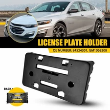 Front License Plate Bracket Tag Holder Fits 2019-2023 Chevrolet Malibu 84524301