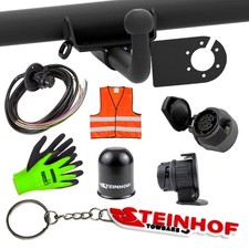 Anhängerkupplung starr für VW Polo 4 IV 9N 3/5-Tür Fließheck +E-Satz 13p ABE