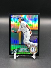 2011 Topps Chrome - Miguel Cabrera Black Refractor /100 - Detroit Tigers