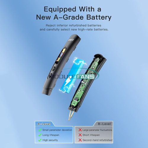 Battery Spot Welder 90 Gears Adjustable Portable Spot Welder for 18650, 26650 - Picture 13 of 20