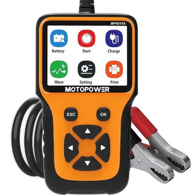 12V Batterietester CCA Lade System Generator Prüfgerät Motopower