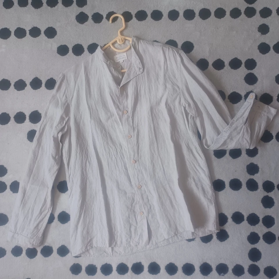 CHEMISE HOMME  L 100% Lin - Photo 1/3