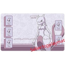Mewtwo Pokemon Playmat With Zones Trading Card Game Play Mat 24 14" jj186