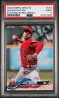 SHOHEI OHTANI 2018 TOPPS UPDATE PITCHING ROOKIE RC #US1 PSA 9 MINT! DODGERS MVP!