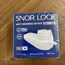 Snor Lock Anti Snoring Mouth Guard: FDA Cleared Stop Snoring Device