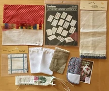 Stuff to Cross Stitch for Gift Giving Sachet Bags Pillow Cover Eyeglass Case Etc