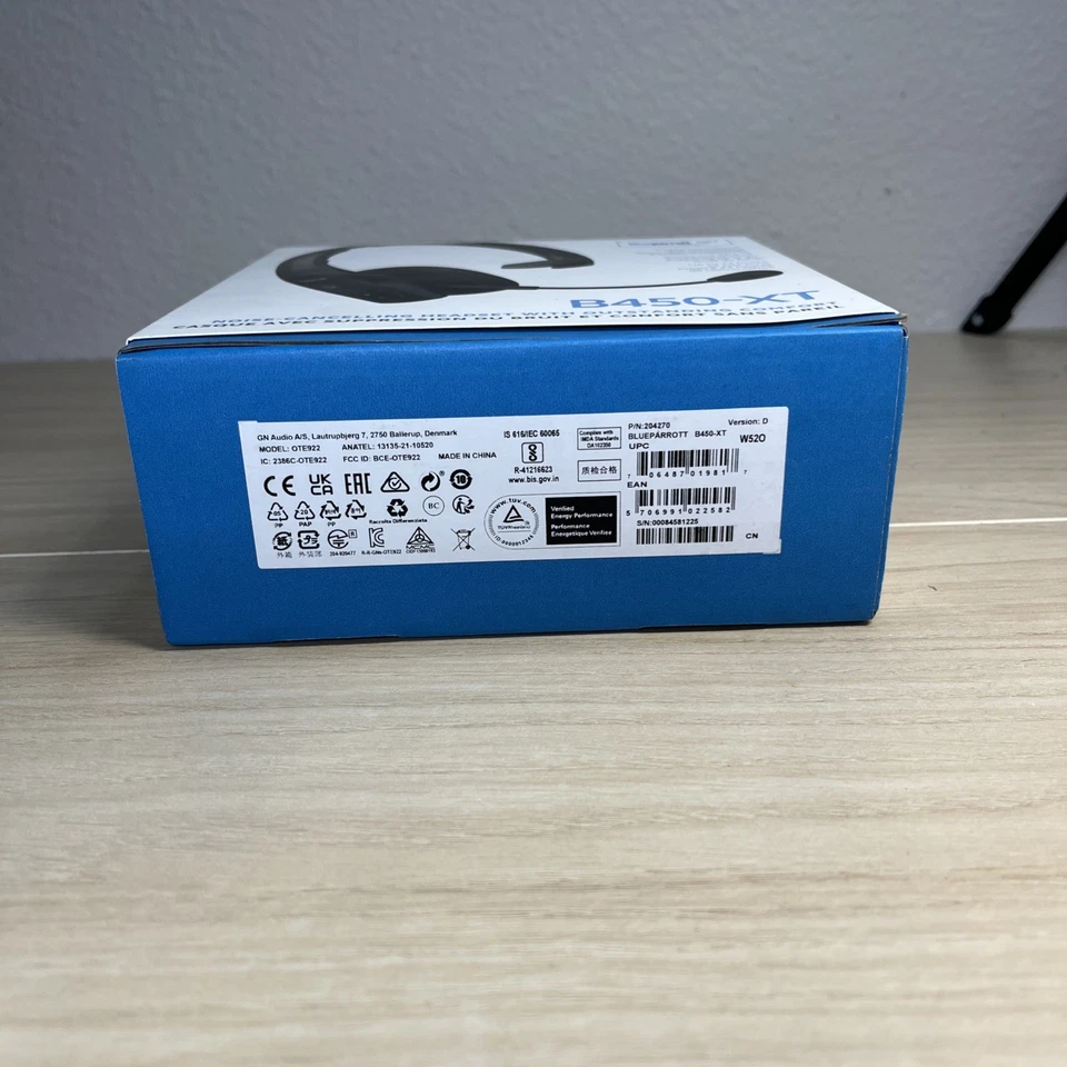 Blue Parrot B450-XT 204270 Bluetooth Wireless Trucker Cell Phone Headset Parrott - Image 4 of 4