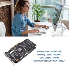 GTX550TI 3G Gaming Graphics Card 3GB 192Bit GDDR5 PCI Express 2.0 3400MHZ Clock