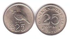 Indonesia - 25 Rupiah 1971 UNC Lemberg-Zp