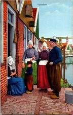 Dr Jim Stamps Volendam Netherlands People In Traditional Attire