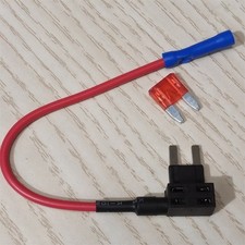 1-25 Set Add-a-circuit Fuse Holder Tap Adapter  ATM/APM Mini Blade Fuses 10Amp