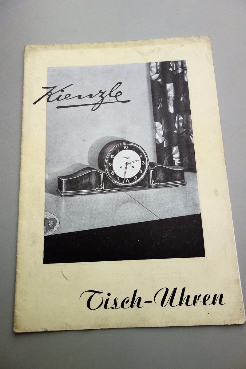 Katalog Preisliste Uhren Kienzle Tisch-Uhren Schwenningen