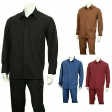 Men's 2-piece casual shirt&pants sets(walking suit) by Fortino Landi Syle 2767