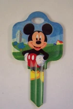 Mickey Mouse  Schlage SC1 house key blank