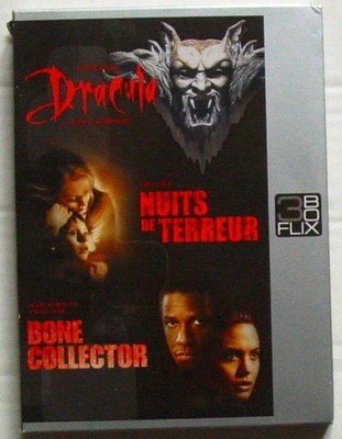 3DVD / 3FILME - 3BOXFLIX - DRACULA / NIGHTS OF TERROR / BONE COLLECTOR