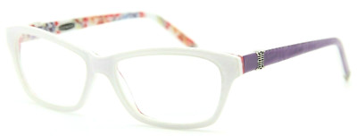 NEW COCO SONG ONLY ONE COL. 3 PEARL WHITE ON FLORAL EYEGLASSES AUTHENTIC 53-15