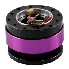 Purple Car Quick Release Hub Steering Wheel Snap Off Adapter Boss Kit