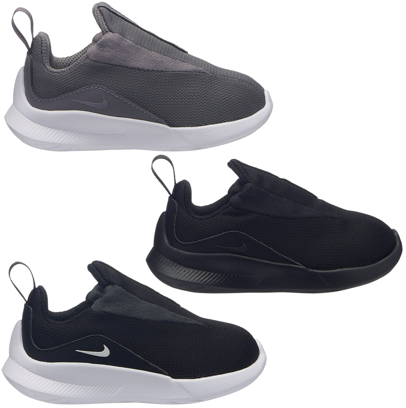 grey nike kids trainers