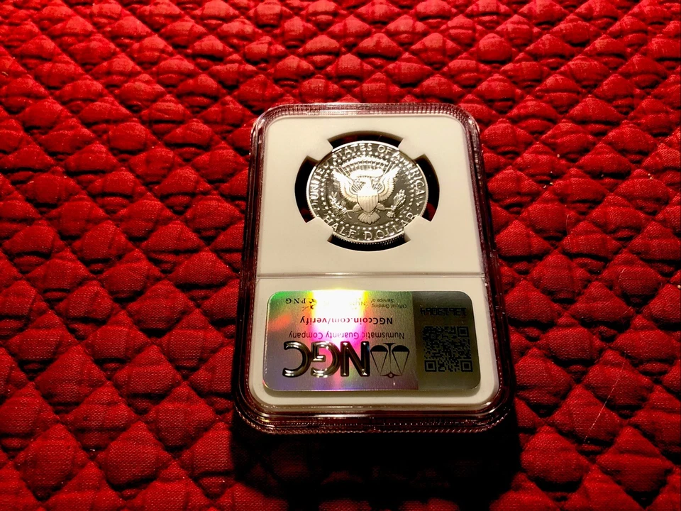 2002-S SILVER Proof Kennedy Half Dollar 50c NGC PF69 Ultra Cameo. - Image 2 of 2