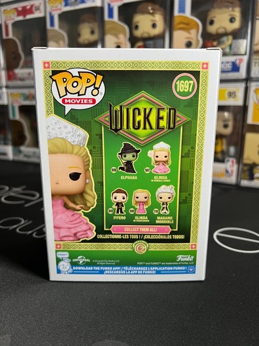 WICKED GLINDA IN BUBBLE GOWN FUNKO POP MOVIES VINYL FIGURE #1697 EXP POST P/P - Picture 3 of 9