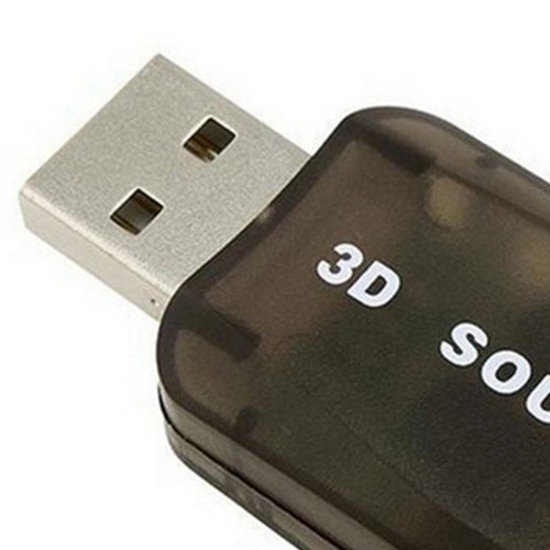 External Sound Card Durable Plug Play Clear Sound Audio Card 3.5mm Input - Afbeelding 6 van 13