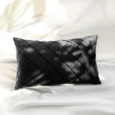 Samt Überprüft Kissenhülle Weicher Kissenbezug Kopfkissenbezug Dekokissen 30x50