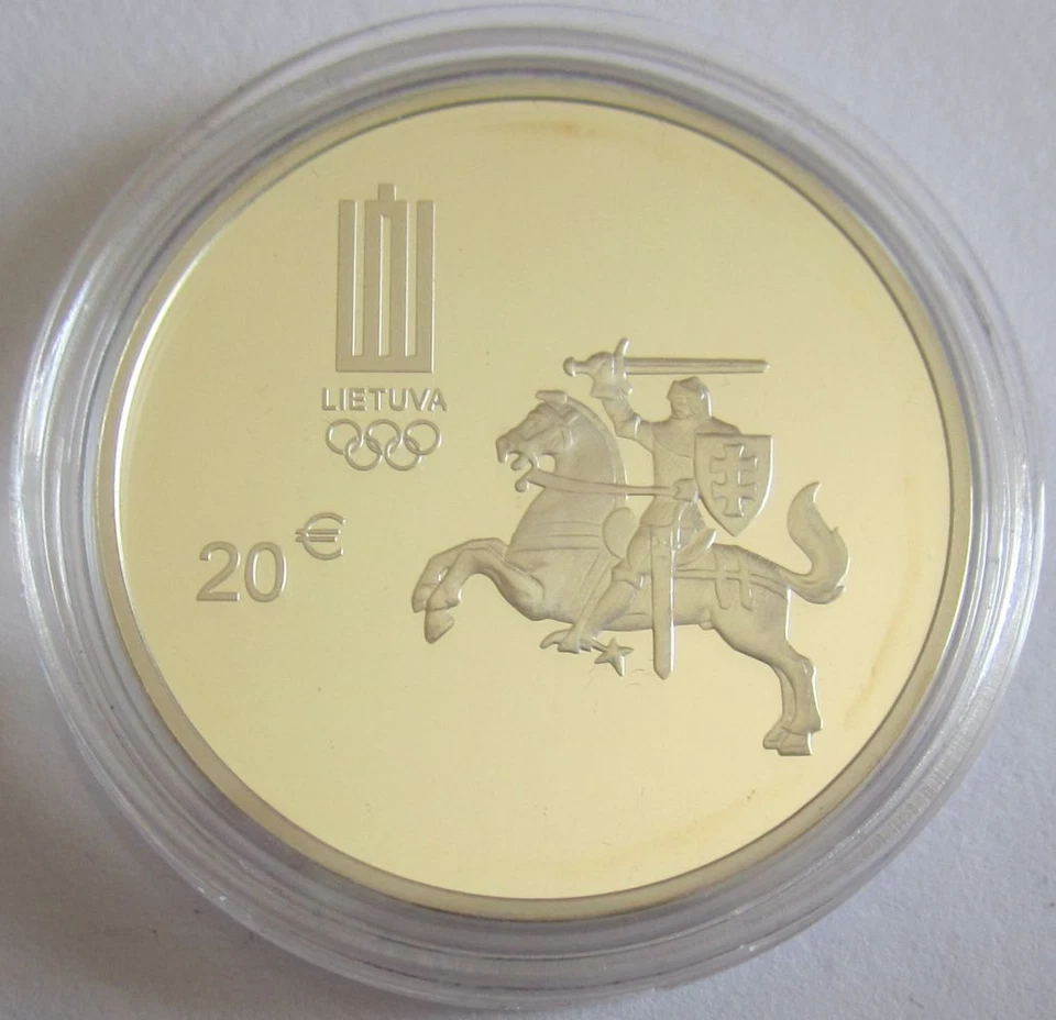 Lithuania 20 Euro 2016 Olympics Rio de Janeiro Swimming Silver - Image 2 of 2