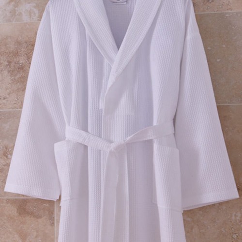waffle textured dressing gown