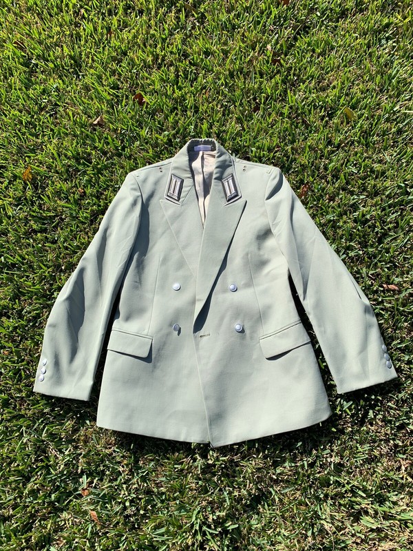 Early 1980’s New East German Army Green Dress Uniform Jacket - Size G44