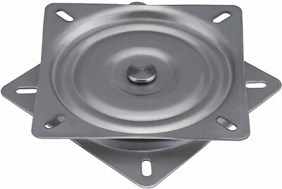 Marine Boat Seat Swivel Black 360-Degree Flat Boat Seat Mount