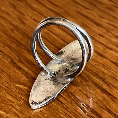 Lawrence Saufkie Hopi Ring Sterling Silver Vintage Superb Design